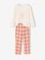 Meisjespyjama met broek beige - vertbaudet enfant 