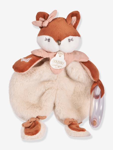 Mina vos knuffelrammelaar bruin - vertbaudet enfant 