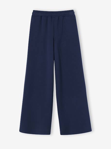 Pantalon large sport fille anthracite - vertbaudet enfant 