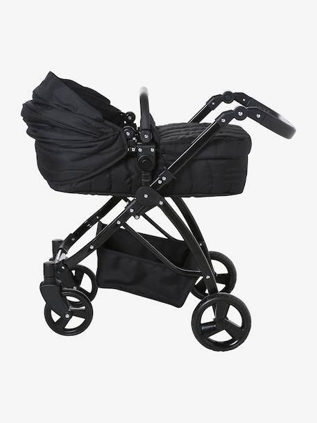 3-in-1 poppenwagen zwart - vertbaudet enfant 