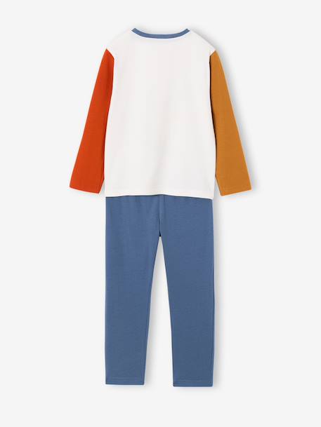 Lot de 2 pyjamas garçon bleu jean - vertbaudet enfant 