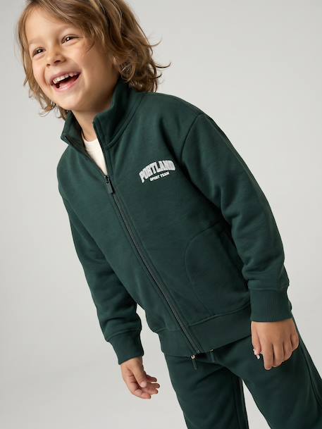 Garçon-Sweat zippé garçon col camionneur