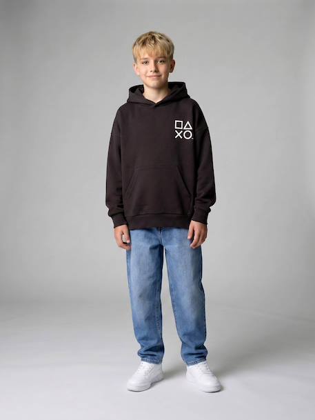 Sweat à capuche Playstation garçon anthracite - vertbaudet enfant 