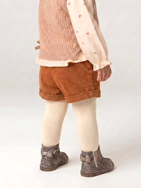 Ensemble 4 pièces bébé fille caramel - vertbaudet enfant 