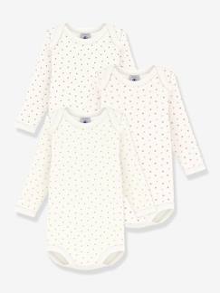 -Set van 3 rompers met lange mouwen