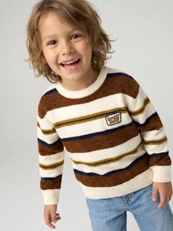 -Pull garçon manches longues