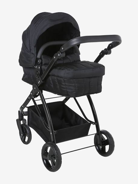 3-in-1 poppenwagen zwart - vertbaudet enfant 