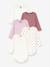 Set van 5 PETIT BATEAU rompertjes rozen - vertbaudet enfant 