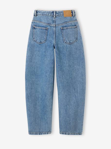 Jean balloon fille bleu moyen - vertbaudet enfant 