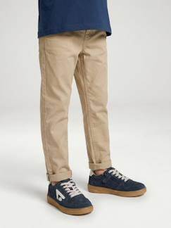 -Pantalon garçon esprit chino facile à enfiler 