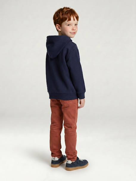Slim garçon couleur morphologique FIN argile+beige+bleu nuit+bleu pétrole+noir+rouille+tomette+vert émeraude - vertbaudet enfant 