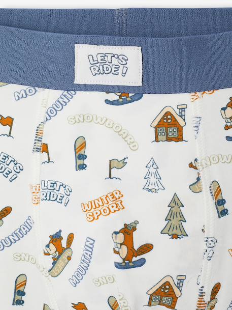 Set van 5 jongensboxers jeansblauw - vertbaudet enfant 