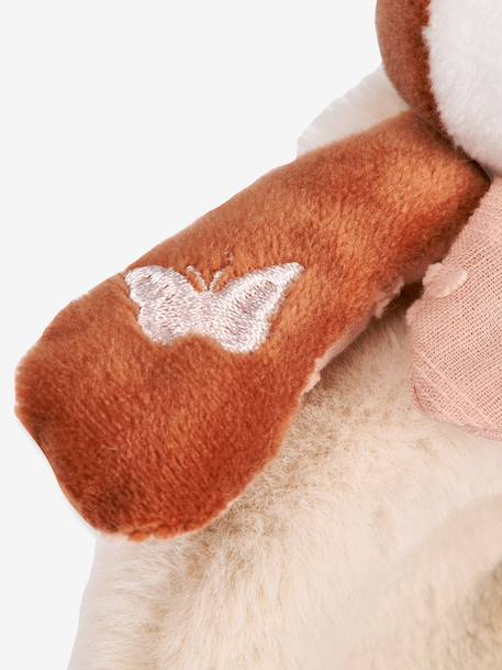 Doudou hochet Mina renard marron - vertbaudet enfant 