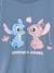Sweater Lilo en Stitch voor meisjes chambrayblauw - vertbaudet enfant 