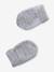 Ensemble bébé bonnet, snood et moufles gris chiné - vertbaudet enfant 