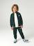 Sweat zippé garçon col camionneur marine+rouge+vert sapin - vertbaudet enfant 