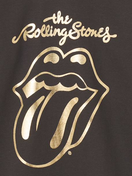 Sweatjurk met capuchon ROLLING STONES antraciet - vertbaudet enfant 