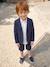 Veste garçon cérémonie en coton/lin beige+beige clair+bleu+marine foncé+vert sauge - vertbaudet enfant 