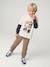 Pantalon de jogging garçon beige+marine+vert sapin - vertbaudet enfant 