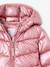 Doudoune fille légère à capuche effet brillant métallisé rose+rose pâle - vertbaudet enfant 