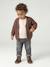 Basics denim jeans voor baby's met elastische tailleband en zakken denimgrijs+ongewassen denim - vertbaudet enfant 
