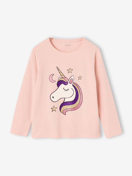 Lot de 2 pyjamas fille rose poudré - vertbaudet enfant 
