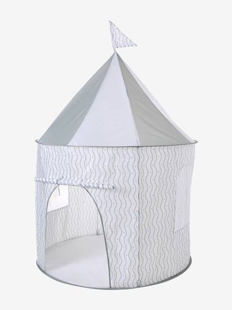 Speeltent Kasteel van stof groen+meerkleurig - vertbaudet enfant 