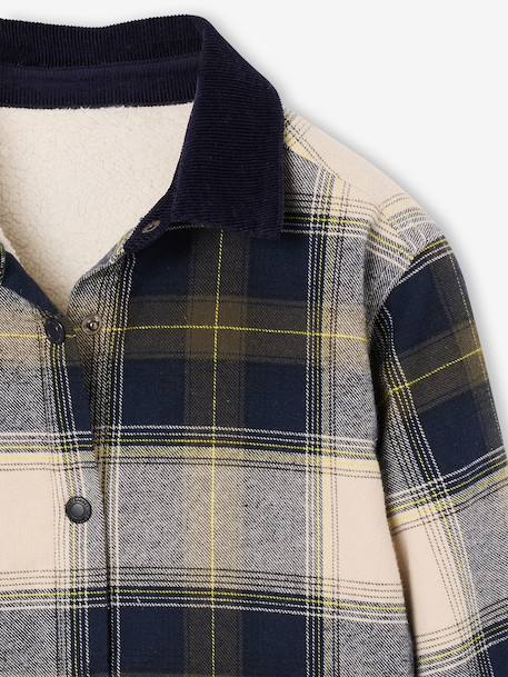 Chemise manches longues enfant garçon marine - vertbaudet enfant 