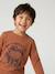 T-shirt manches longues garçon anthracite+blanc+cappuccino+rouge+vert sauge - vertbaudet enfant 