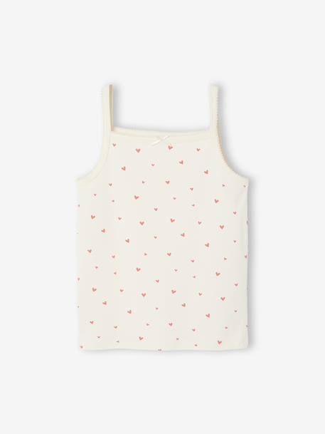 Set van 3 meisjeshemdjes beige - vertbaudet enfant 