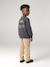 Pantalon en velours côtelé garçon facile à enfiler beige+bleu ardoise+marine - vertbaudet enfant 