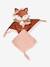 Doudou attache-sucette Mina renard marron - vertbaudet enfant 