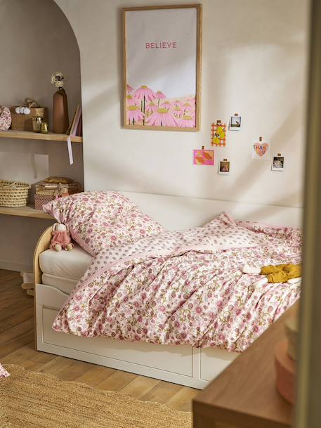 Uitschuifbaar kinderbed 80x200cm met opbergruimte - YEL wit - vertbaudet enfant 