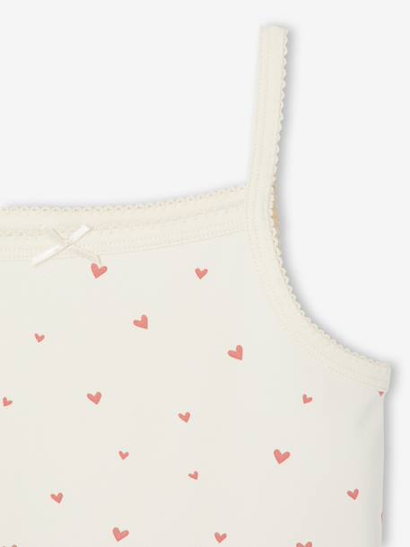 Set van 3 meisjeshemdjes beige - vertbaudet enfant 