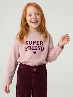 -T-shirt met lange mouwen voor meisjes