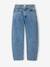 Barreljeans voor meisjes middenblauw - vertbaudet enfant 