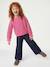 Jean large fille bleu moyen+denim brut - vertbaudet enfant 