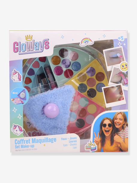 GLOWAY make-up taart met 5 lagen meerkleurig - vertbaudet enfant 