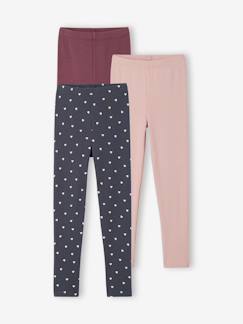 -Lot de 3 leggings fille