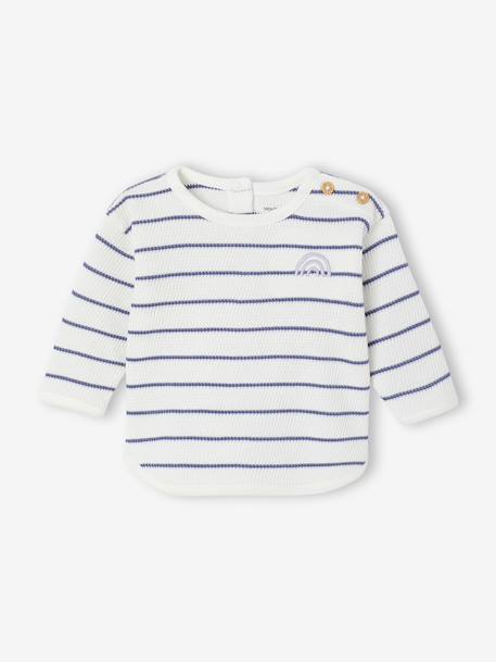 Newborn T-shirt met lange mouwen ecru - vertbaudet enfant 