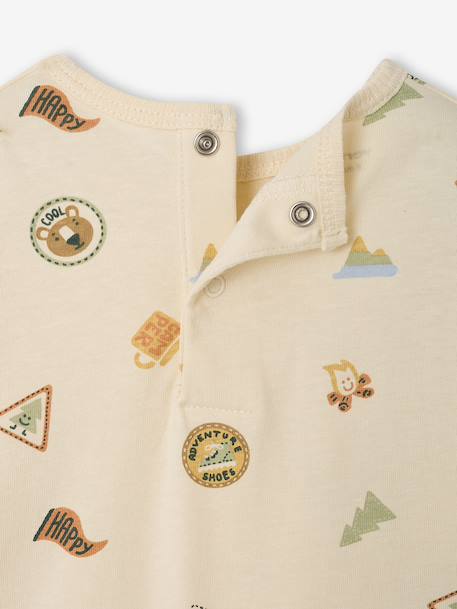 Babyshirt met lange mouwen vanille - vertbaudet enfant 