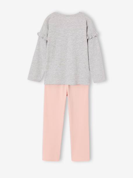 Lot de 2 pyjamas fille rose poudré - vertbaudet enfant 