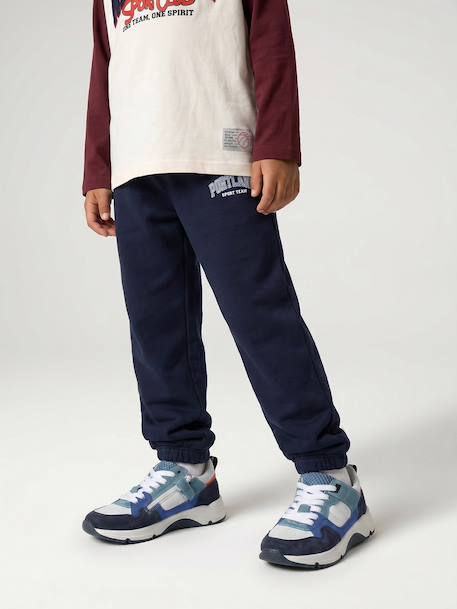 Pantalon de jogging garçon beige+marine+vert sapin - vertbaudet enfant 
