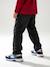 Loose jeans voor jongens double stone+zwart - vertbaudet enfant 