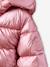 Doudoune fille légère à capuche effet brillant métallisé rose+rose pâle - vertbaudet enfant 