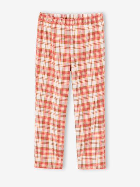 Meisjespyjama met broek beige - vertbaudet enfant 