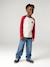 T-shirt manches longues garçon bordeaux+ocre+vert sauge - vertbaudet enfant 