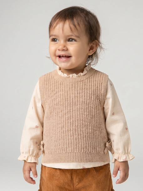 4-delige babyset meisje karamel - vertbaudet enfant 