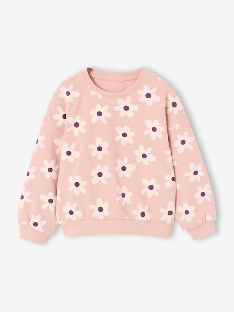 Fille-Sweat fille col rond