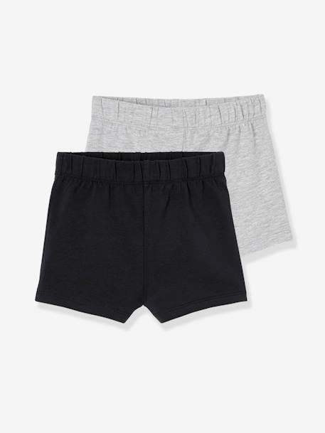 Lot de 2 shorts fille à porter sous robe lot noir - vertbaudet enfant 
